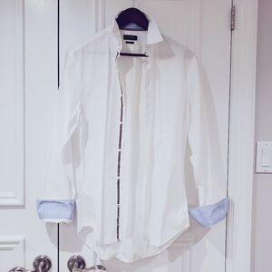 ZARA MAN Special Edition White Cotton Tailored Fit Shirt